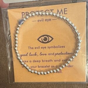 Silver Beaded Bracelet